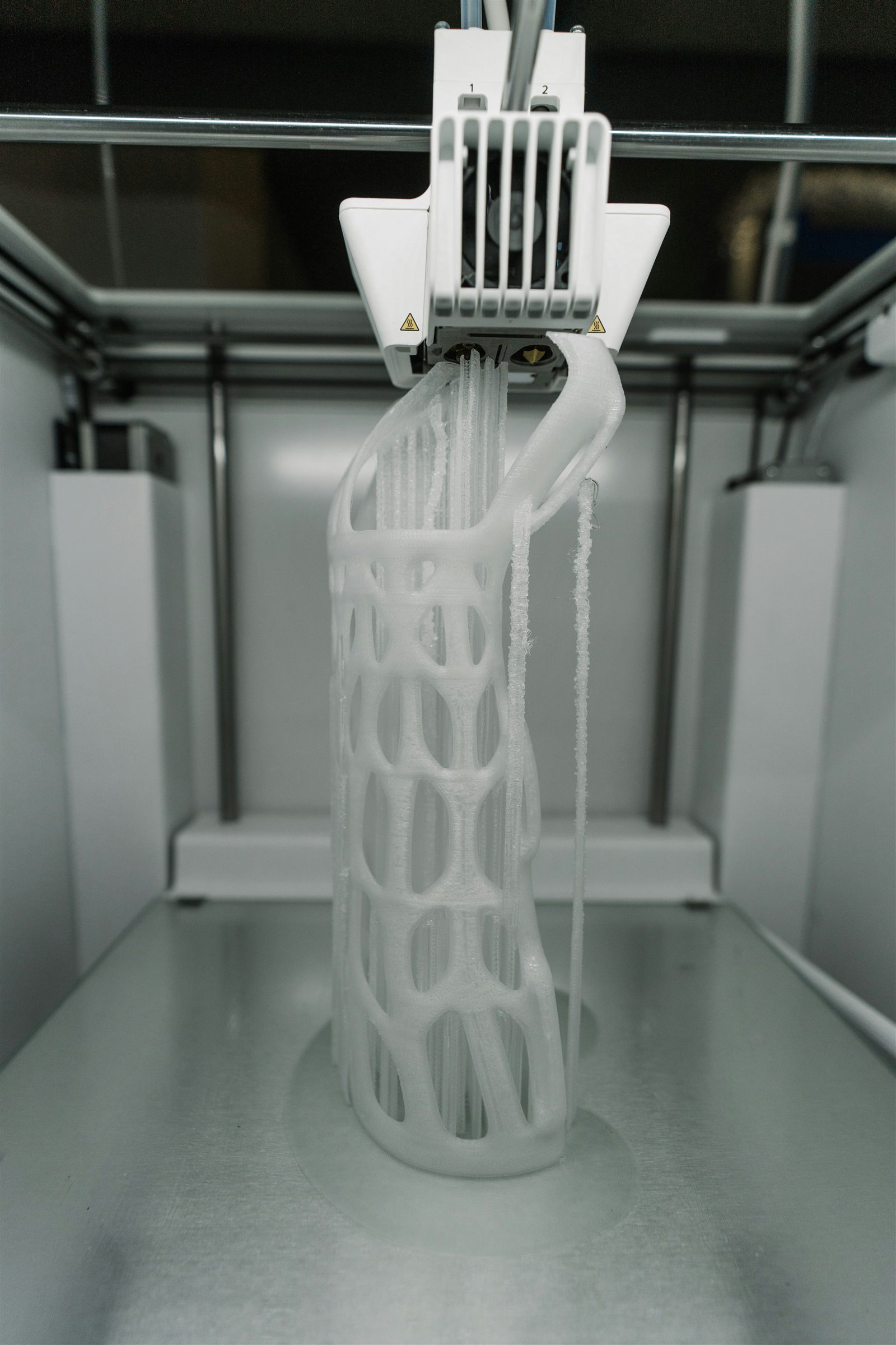 3D printer producing a part